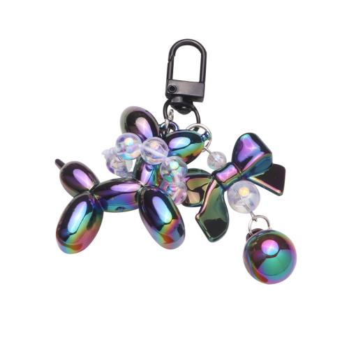 Porte-clés acrylique, chien, unisexe & lumineux, plus de couleurs à choisir, Vendu par PC
