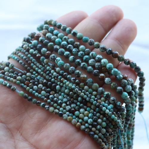 Naturelles perles Turquoise africaines, DIY & normes différentes pour le choix & facettes, bleu Environ 39 cm, Vendu par brin