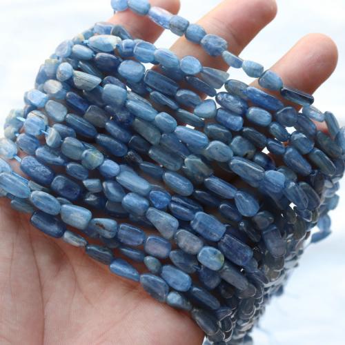 perles de disthène bleu, pepite, poli, DIY, bleu Environ Vendu par brin