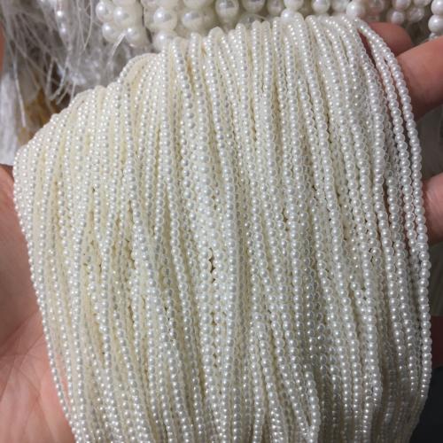 南の海シェルビーズ, シェルパール, ラウンド形, DIY, ホワイト, 2mm, 200パソコン/ストランド, 売り手 ストランド