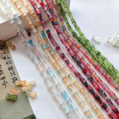Bijoux Perles en résine, bambou, DIY, plus de couleurs à choisir Vendu par brin
