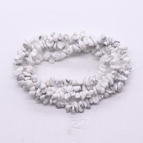 Naturel puce perles Turquoise, Magnésite, Irrégulière, DIY, blanc, 8mm Environ 38 cm, Vendu par brin