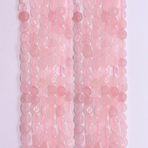 Perles en Quartz Rose naturel, Irrégulière, DIY, rose mm Environ 38 cm, Vendu par brin