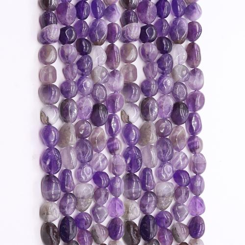 Perles améthystes Naturelles, améthyste, pepite, DIY, violet mm Environ 38 cm, Vendu par brin