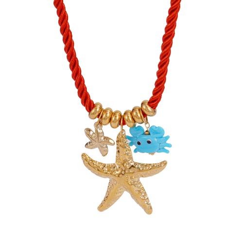 ステンレス鋼のジュエリーネックレス, 304ステンレススチール, とともに ポリエステル, メッキ, ファッションジュエリー & さまざまなパターンの選択, 無色, 売り手 パソコン