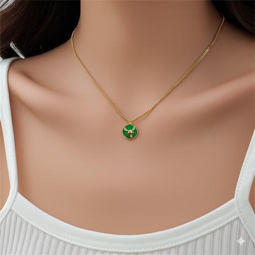 Collier en laiton cubique Zircon Micro Pave, avec 4cm chaînes de rallonge, Placage, bijoux de mode & pavé de micro zircon & émail, plus de couleurs à choisir cm, Vendu par PC