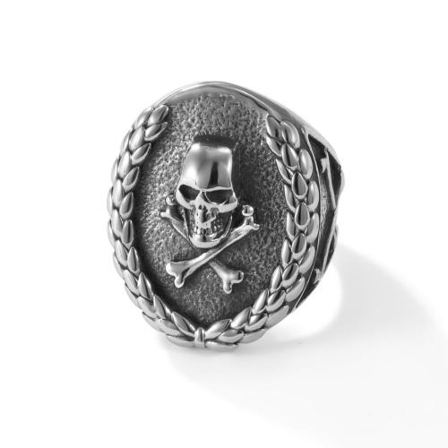 Bague en acier inoxydable, Acier inoxydable 304, poli, bijoux de mode & normes différentes pour le choix & pour homme, couleur originale, Vendu par PC