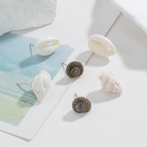 Seashell Earrings, Shell, fashion jewelry [