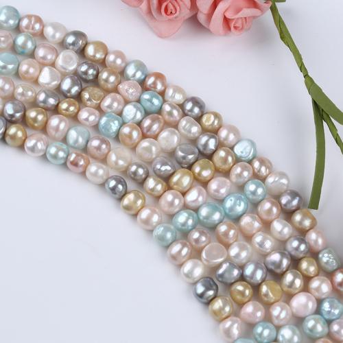 Perles de culture d'eau douce Keishi, perle d'eau douce cultivée, baroque, DIY, couleurs mélangées, About：8-9mm, Vendu par brin