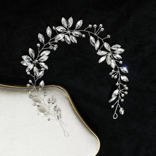 Nuptiale Couronne cheveux, cristal, avec fil en laiton, fait à la main, bijoux de mode & pour femme Vendu par PC