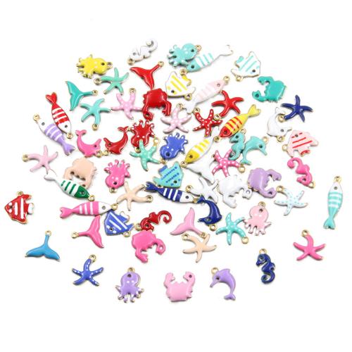 Enamel Stainless Steel Pendant, 304 Stainless Steel, Vacuum Ion Plating, random style & DIY 