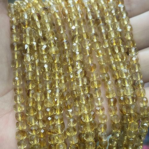 Cristal en jaune naturelles, perles de citrine, DIY, couleurs mélangées, 4.6mm Environ 38 cm, Vendu par brin