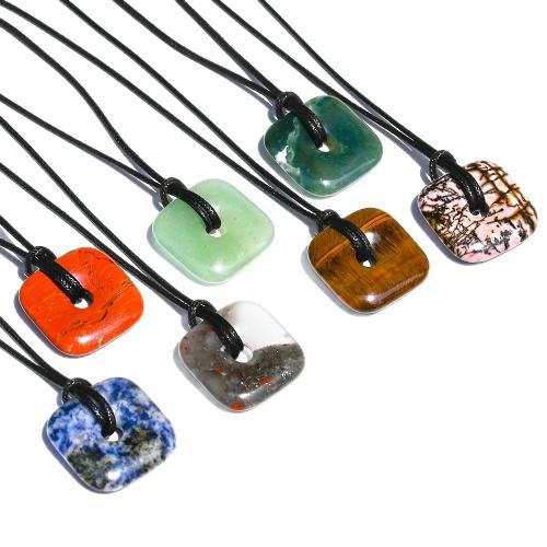 Pendentif bijoux de pierre gemme, Pierre naturelle, DIY, plus de couleurs à choisir, 30mm, Vendu par PC