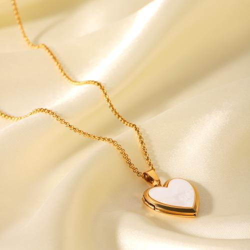 Collier Fashion, Acier inoxydable 304, Placage de couleur d'or, bijoux de mode, doré, Vendu par PC