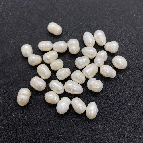 Naturel d'eau douce perles, perle d'eau douce cultivée, Irrégulière, DIY, blanc, About：5-15mm, Vendu par PC