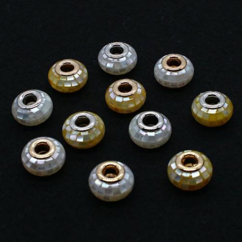 Perles de coquille de Style mosaïque, Rond, teints & DIY, plus de couleurs à choisir Vendu par PC