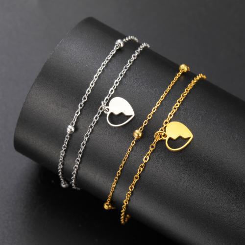 Bracelet en acier inoxydable, Acier inoxydable 304, Placage, styles différents pour le choix & pour femme, plus de couleurs à choisir cm, Vendu par PC