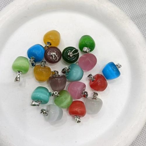 Pendentifs Oeil de chat, pomme, DIY & normes différentes pour le choix, plus de couleurs à choisir Vendu par sac