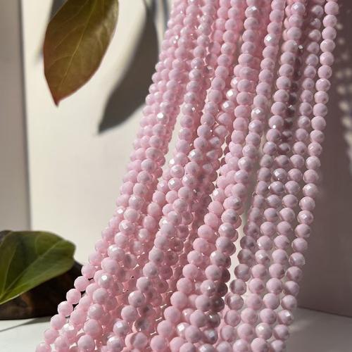 立方ジルコニアの宝石ビーズ, キュービックジルコニア, ラウンド形, DIY, 無色, 5mm, 長さ:約 38 センチ, 売り手 ストランド