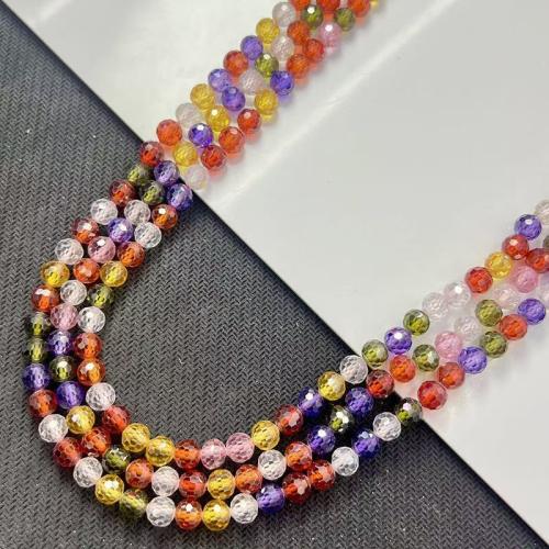 Handgefertigte Lampwork Perlen, rund, DIY, keine, 6mm, Länge:ca. 38 cm, verkauft von Strang