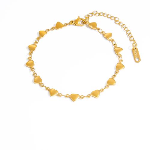 Bracelets en acier inoxydable, Acier inoxydable 304, Placage de couleur d'or, bijoux de mode & modèles différents pour le choix, doré, Vendu par PC