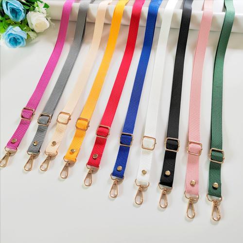 Sangle de sac, Fibre de polyester, avec alliage de zinc, pour femme, plus de couleurs à choisir Vendu par PC