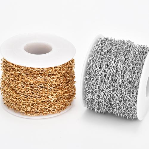 Fashion Stainless Steel Necklace Chain, 304 Stainless Steel, Heart, Vacuum Ion Plating, DIY [