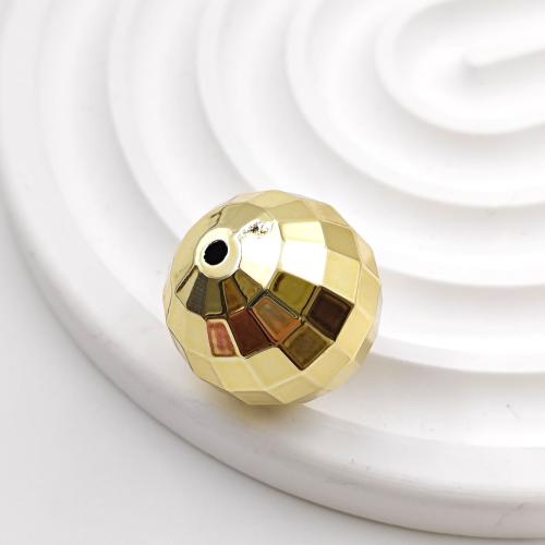 Bijoux Perles en résine, avec fer, Placage, DIY & facettes, plus de couleurs à choisir, 20mm, Environ Vendu par sac