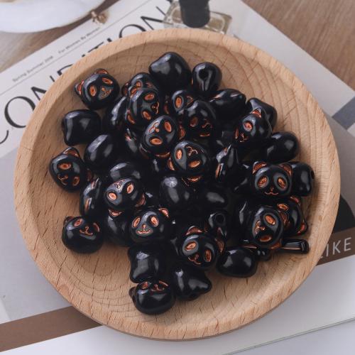 Mixed Acrylic Jewelry Beads, Panda, DIY & enamel, black 