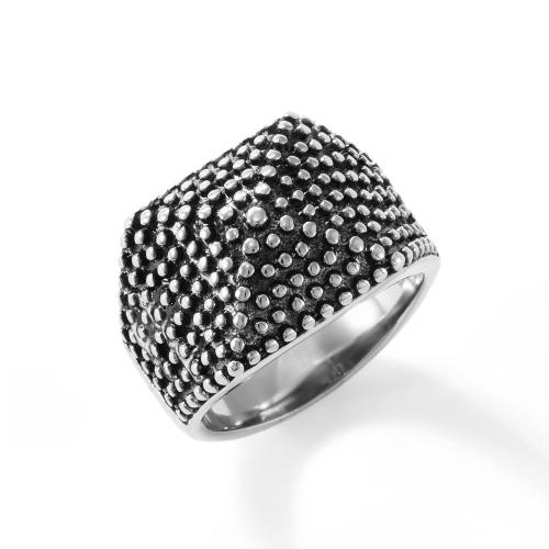 Bague en acier inoxydable, Acier inoxydable 304, poli, bijoux de mode & normes différentes pour le choix & pour homme, couleur originale, Vendu par PC