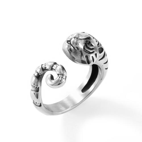 Bague en acier inoxydable, Acier inoxydable 304, poli, bijoux de mode & normes différentes pour le choix & pour homme, couleur originale, Vendu par PC