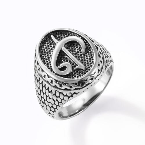 Bague en acier inoxydable, Acier inoxydable 304, poli, bijoux de mode & normes différentes pour le choix & pour homme, couleur originale, Vendu par PC