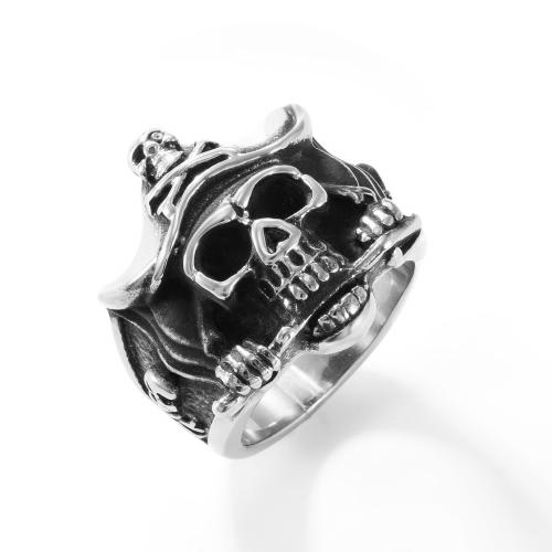 Bague en acier inoxydable, Acier inoxydable 304, poli, bijoux de mode & normes différentes pour le choix & pour homme, couleur originale, Vendu par PC