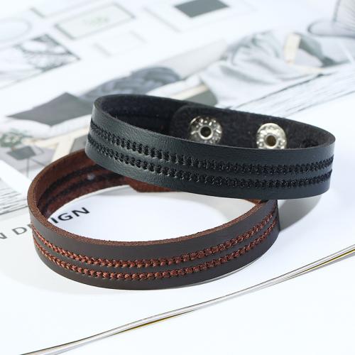 PU Schnur Armbänder, PU Leder, mit Eisen, Stickerei, Modeschmuck & unisex, keine, verkauft von PC[