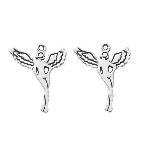 亜鉛合金ジュエリー　ペンダント, 亜鉛合金, エンジェル, シルバーメッキ, DIY, シルバー 売り手 バッグ[