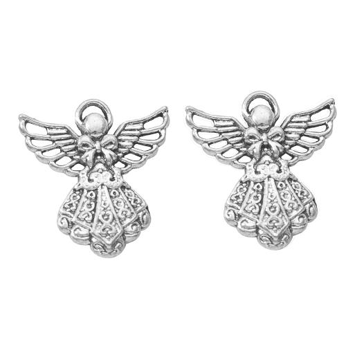亜鉛合金ジュエリー　ペンダント, 亜鉛合金, エンジェル, シルバーメッキ, DIY, シルバー 売り手 バッグ[