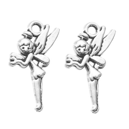 亜鉛合金ジュエリー　ペンダント, 亜鉛合金, エンジェル, シルバーメッキ, DIY, シルバー 売り手 バッグ[