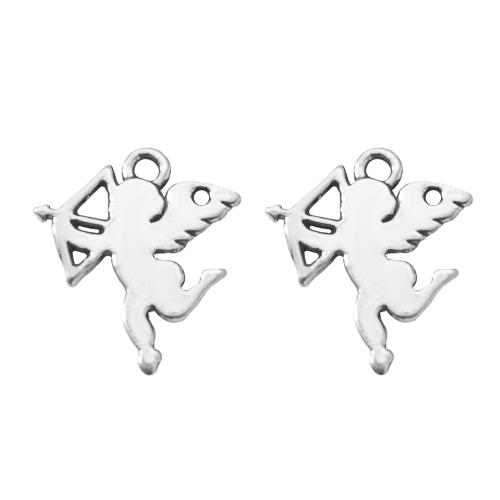 亜鉛合金ジュエリー　ペンダント, 亜鉛合金, エンジェル, シルバーメッキ, DIY, シルバー 売り手 バッグ[