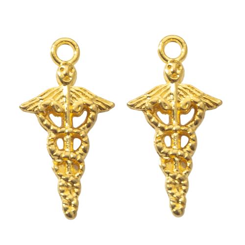 亜鉛合金ジュエリー　ペンダント, 亜鉛合金, ゴールドメッキ, DIY, 金色 売り手 バッグ[