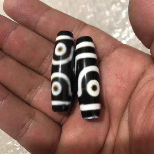 Natural Tibetan Agate Dzi Beads, DIY 