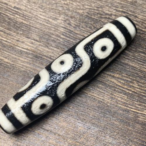 Natural Tibetan Agate Dzi Beads, DIY 