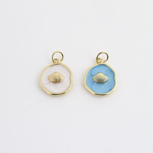 Pendentifs de Émail laiton , Placage de couleur d'or, DIY & émail, plus de couleurs à choisir Vendu par PC