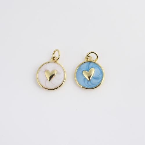 Pendentifs de Émail laiton , Placage de couleur d'or, DIY & émail, plus de couleurs à choisir Vendu par PC