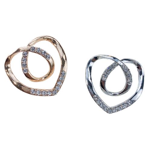 alliage de zinc Boucle de foulard, avec perle de plastique, Placage, styles différents pour le choix & pour femme & avec strass, scarf buckle length 30-50mm, Vendu par PC[