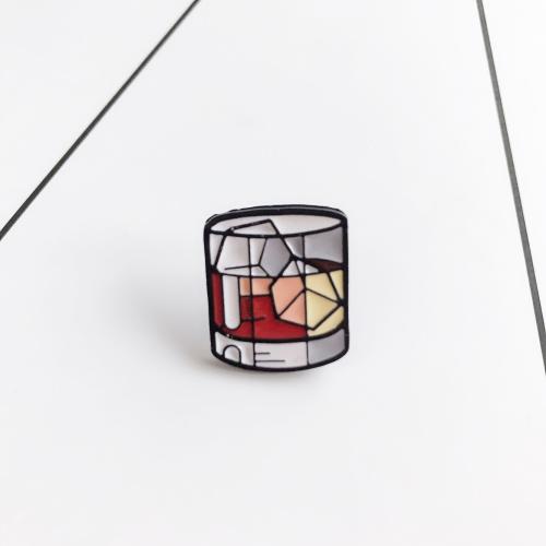 alliage de zinc broche, unisexe & émail, brooch length 20-30mm, Vendu par PC