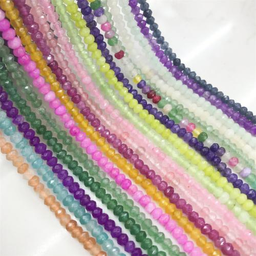 Perles de pierre gemme unique, calcédoine, DIY, plus de couleurs à choisir Environ 110- Vendu par brin
