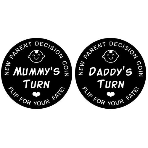 Commemorative Coin, 304 Stainless Steel, Flat Round, mirror polish, Unisex black, 30mm 