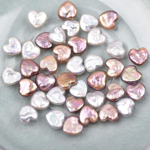 Naturel d'eau douce perles, perle d'eau douce cultivée, coeur, DIY & styles différents pour le choix, plus de couleurs à choisir, Vendu par PC