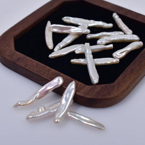 Perles nacres baroques de culture d'eau douce , perle d'eau douce cultivée, DIY, blanc, about：7-25mm, Vendu par PC[