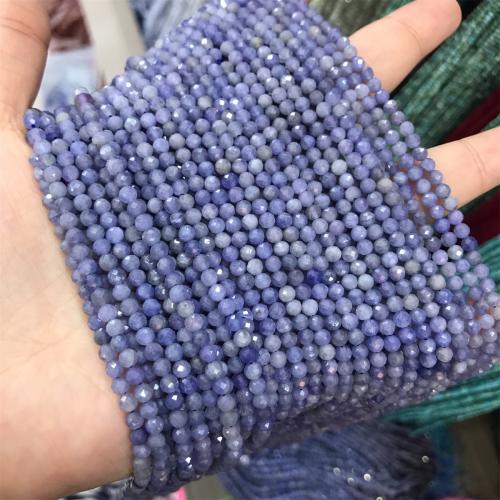 Perles de pierre gemme unique, Tanzanite, DIY & normes différentes pour le choix, couleurs mélangées, Vendu par brin
